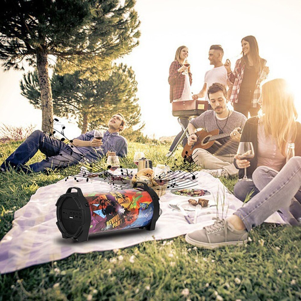 Outdoor Portable Subwoofer Column Bluetooth Speaker - Hobe.ie