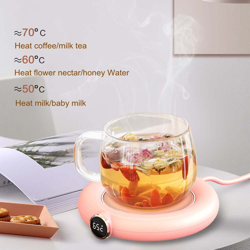 Digital Display Cup Warm Heating Pad - Hobe.ie