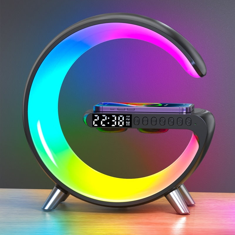 LED Digital Alarm Wireless Charger Lamp - Hobe.ie