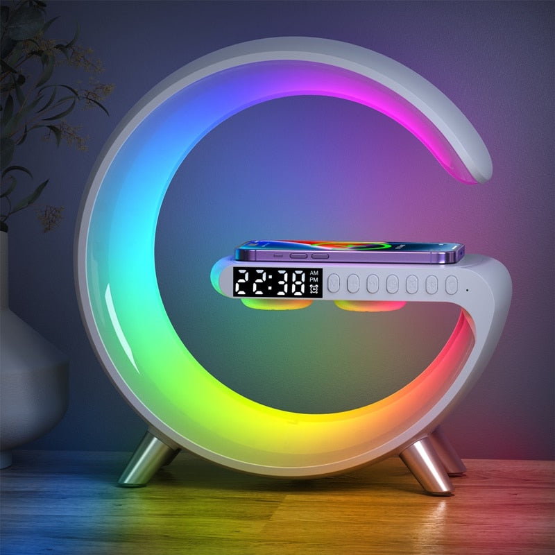 LED Digital Alarm Wireless Charger Lamp - Hobe.ie