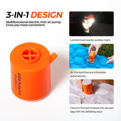 Portable Electric Inflator Mini Air Pump - Hobe.ie