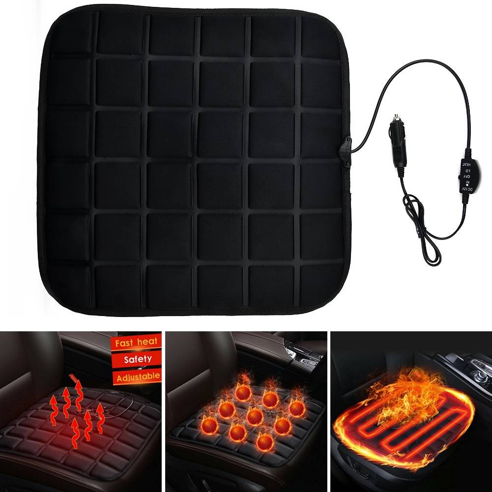 12V Heated Car Seat Heating Cushion - Hobe.ie