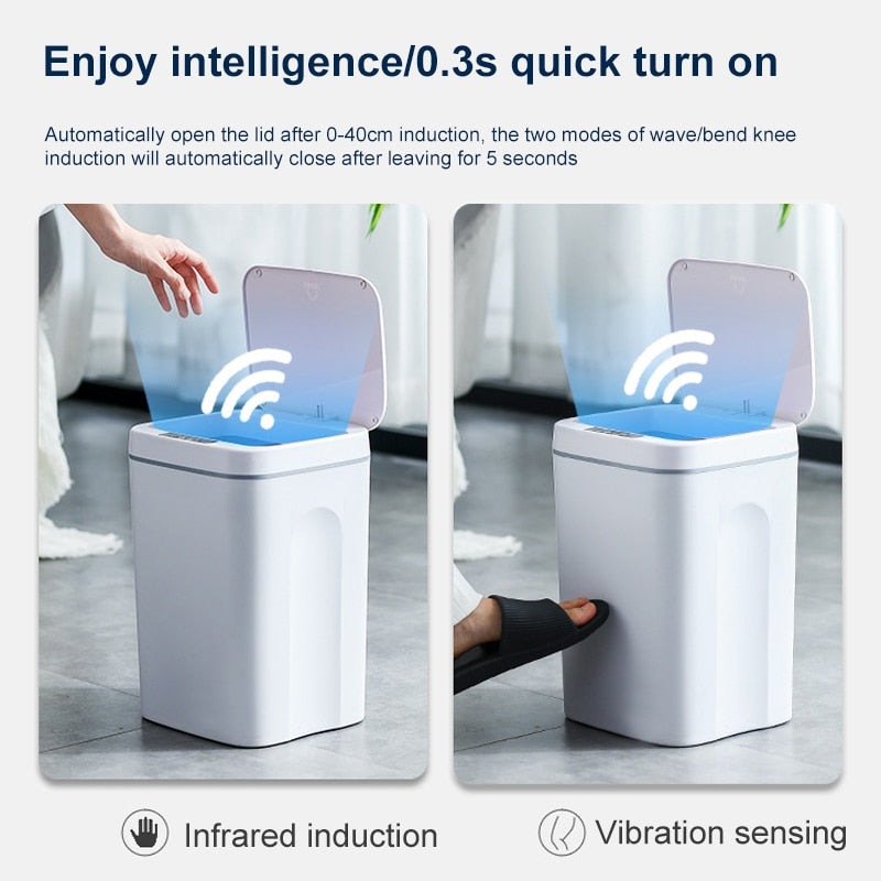 Smart Sensor Trash Can - Hobe.ie